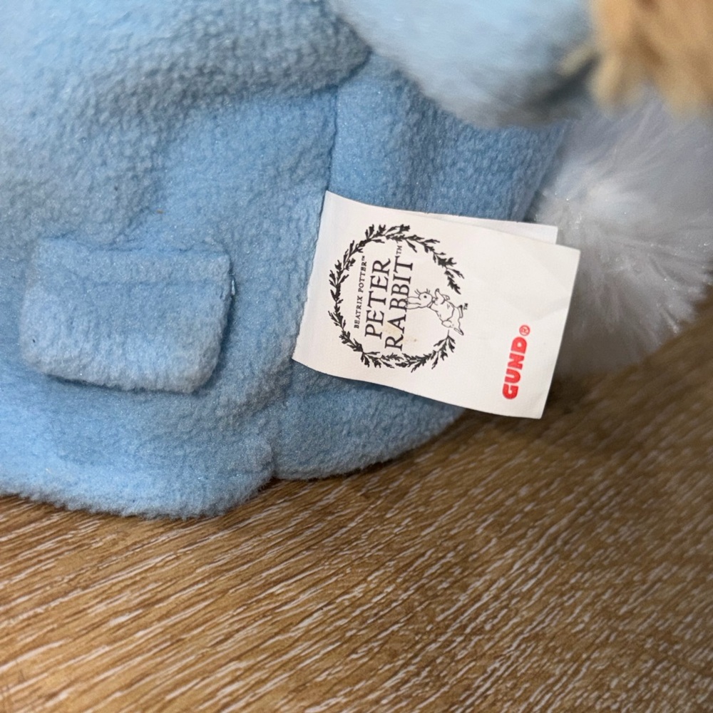 GUND Beatrix Potter Peter Rabbit Plush Hand Puppet 2017 - Picture 5 of 5